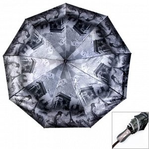 Зонт ЦВЕТ: серый,  Замеры модели*
* рост указан приблизительно, ориентируйтесь на замеры
*	Размер 102 см ( диаметр купола 102 см)
Стильный женский зонт с оригинальным рисунком, купол стандартного разм