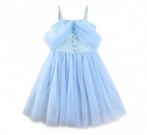 Платье для девочки, цвет голубой