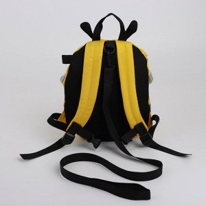 Рюкзак, отдел на молнии, цвет жёлтый