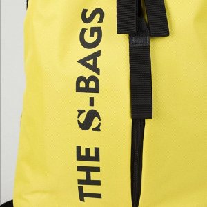 Рюкзак молодёжный, отдел на молнии, наружный карман, цвет жёлтый
