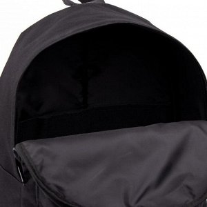 Рюкзак, отдел на молнии, наружный карман, цвет чёрный
