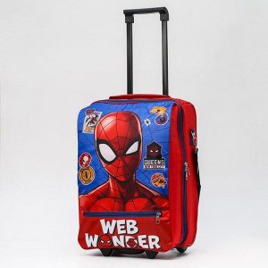 Чемодан детский «Человек-паук»?, 32 x 23 x 42 см, отдел на молнии, н/карман, MARVEL