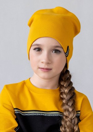 ALOLIKA Трикотажная шапка Энрика, цвет горчичный
