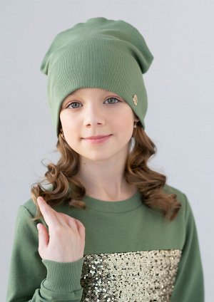 Трикотажная шапка Энрика, цвет зеленый