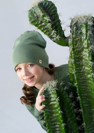 Трикотажная шапка Энрика, цвет зеленый