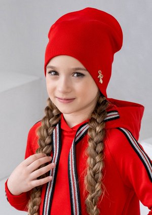 Трикотажная шапка Энрика, цвет красный