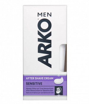 ARKO  крем после бритья, 50 г,  SENSITIVE (для чувств. кожи) C-345S