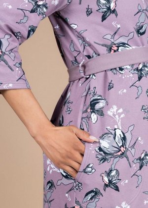 Комплект для роддома "Микаэла" для беременных и кормящих; цвет: кофейные цветы
