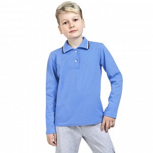Футболка Поло для мальчика с длинным рукавом/ рубашка школьная для мальчика