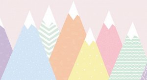 Фотообои Разноцветные горы