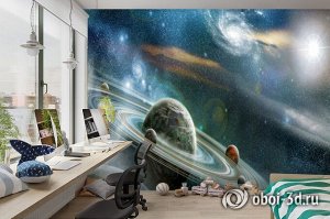 3D Фотообои  «Космический пейзаж»