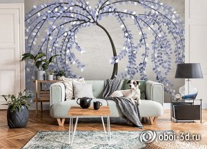 3D Фотообои  «Лавандовые лепестки»