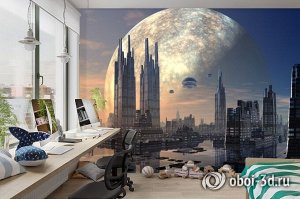 3D Фотообои  «Неизведанная галактика»