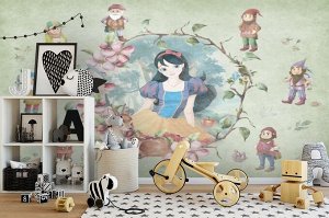 Фотообои «Белоснежка и её друзья»