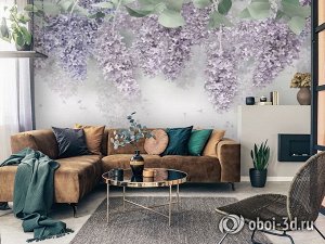 3D Фотообои  "Сиреневый декор"