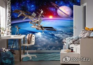 Design Studio 3D 3D Фотообои  «Спутники»