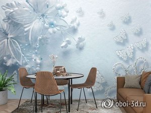 Design Studio 3D 3D Фотообои «Драгоценный хлопок»