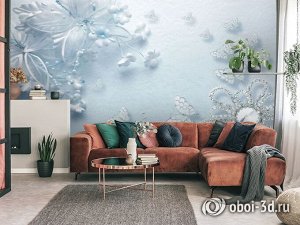 Design Studio 3D 3D Фотообои «Драгоценный хлопок»