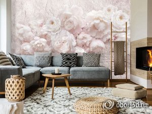 Design Studio 3D 3D Фотообои «Ажурные пионы»