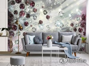 Design Studio 3D 3D Фотообои  «Рубиновый вихрь»