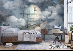 Фотообои «Облачный корабль»