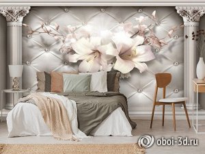 Design Studio 3D 3D Фотообои  «Архитектурная инсталляция с лилиями»