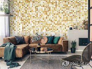 3D Фотообои «Роскошное конфетти»