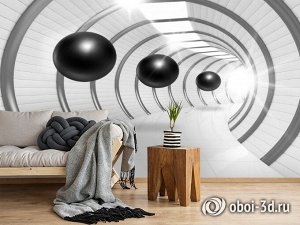 3D Фотообои «Футуристичный тоннель»