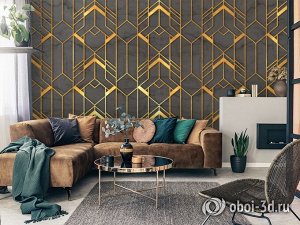 Design Studio 3D 3D Фотообои  «Золотые нити»