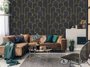 Design Studio 3D 3D Фотообои  «Золотые арки»