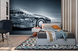 3D Фотообои «Нереальная скорость»