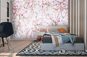 3D Фотообои «Весенняя атмосфера»