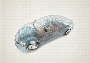 3D Фотообои «Авто 3D модель»