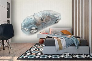 3D Фотообои «Авто 3D модель»
