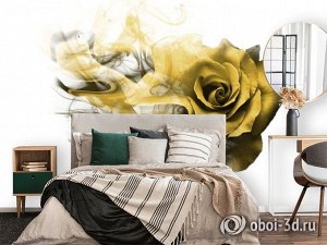 3D Фотообои «Солнечная роза»