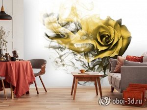 3D Фотообои «Солнечная роза»