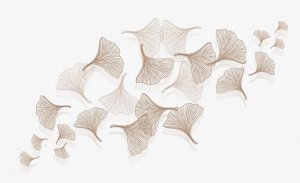 3D Фотообои «Летящие зонтики на светлом»