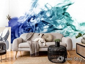 3D Фотообои «Роза в небесной дымке»
