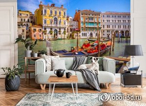 3D Фотообои «Яркий полдень в Венеции»