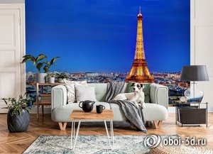 3D Фотообои  «Сказка в Париже»