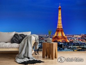 3D Фотообои  «Сказка в Париже»