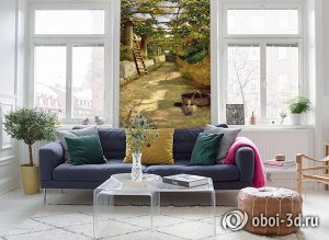 Design Studio 3D 3D Фотообои «Дорожка под виноградной лозой»