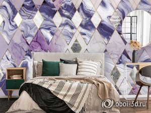 3D Фотообои «Ромбовая абстракция»