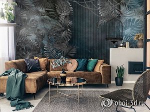 Design Studio 3D 3D Фотообои «Стильная тропическая композиция»