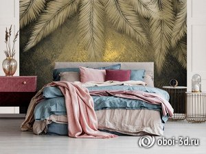 3D Фотообои «Пальмы на закате»