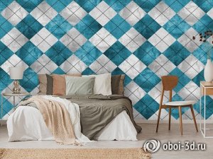 3D Фотообои «Аристократичная клетка»