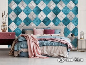 3D Фотообои «Аристократичная клетка»