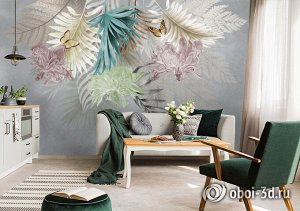 Design Studio 3D 3D Фотообои «Ниспадающий букет»