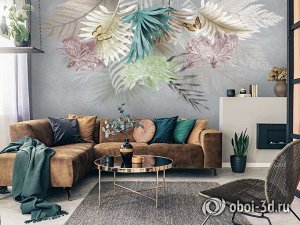 Design Studio 3D 3D Фотообои «Ниспадающий букет»