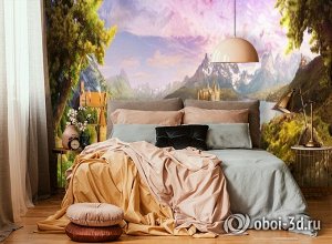 3D Фотообои «Средневековая панорама»